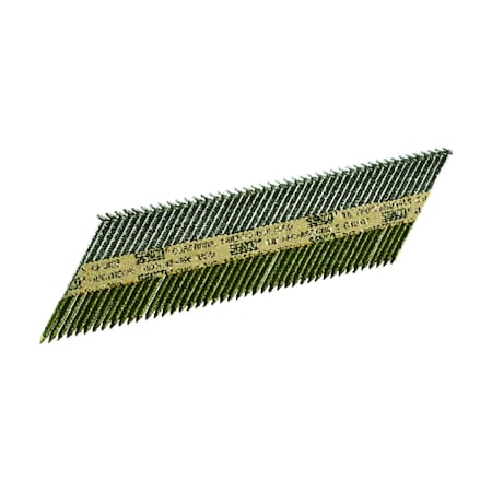 Senco Collated Framing Nail, 2 in L, 15 ga, Hot Dipped Galvanized, T-Head Head, 34 Degrees, 2500 PK GE21ASBX